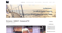 Desktop Screenshot of lamarinera.es